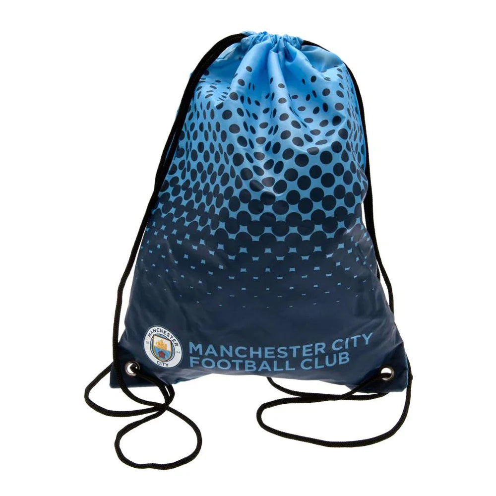 manchester city fc fade gym bag / drawstring bag